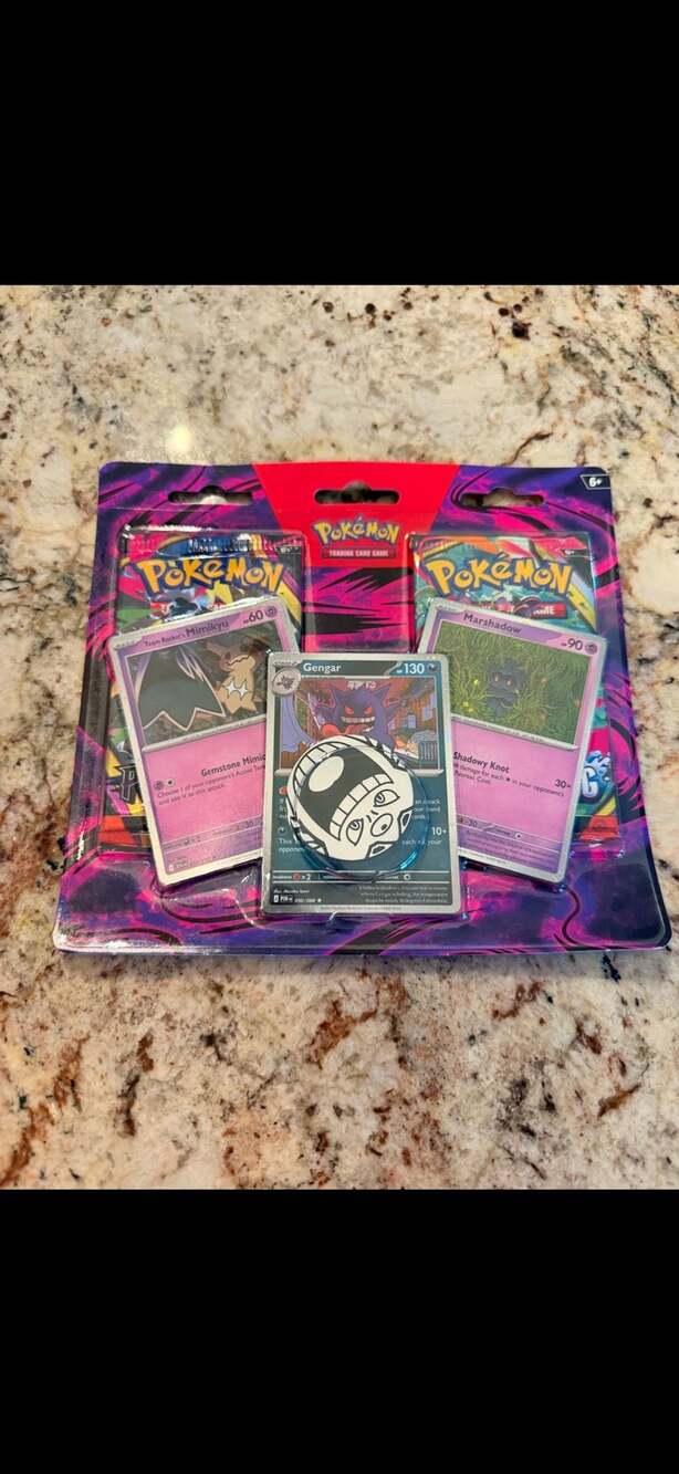 Pokemon TCG Gengar Blister Pack